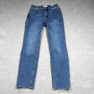 We The Free Women's Straight Leg Jeans in Medium Blue